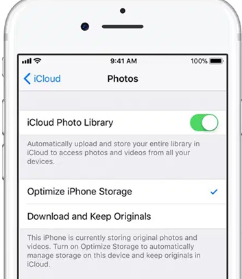 Optimize Photos/Videos-iCloud Storage