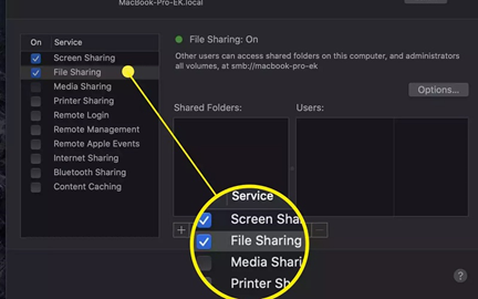 How to Setup File Sharing on Mac