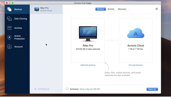 Back Up Mac to External Hard Drive using Acronis True Image 